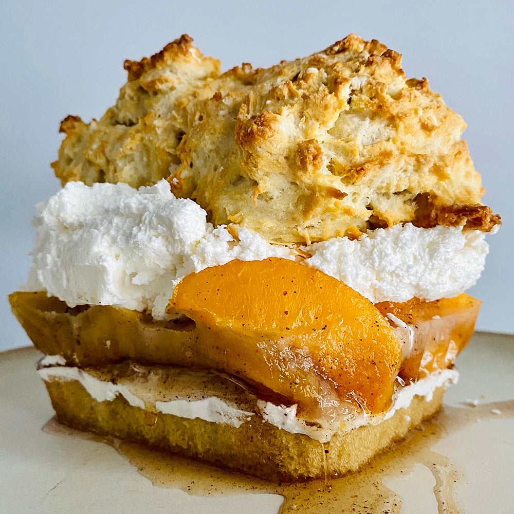 Vegan Baby Cake - Spiced Peach Shortcake - Limited Special